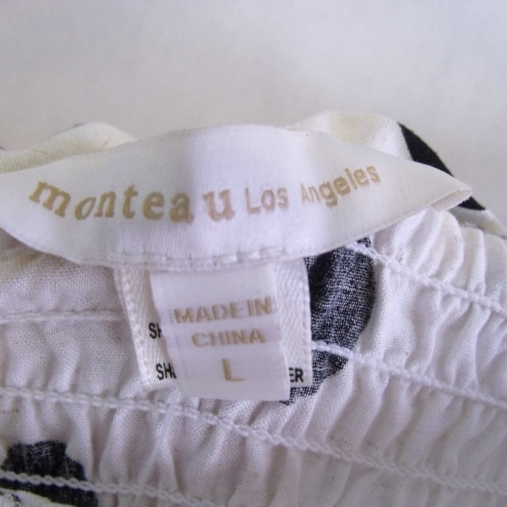 Monteau Smocked Polka Dot Dress - Picture 4 of 5